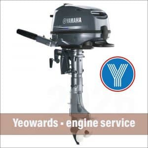 Outboard engine service